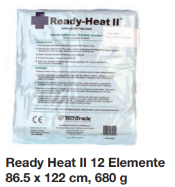 Ready Heat II Wärmedecke 12 Elemente 86.5x122cm 680 g